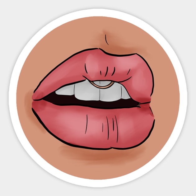 Lips Sticker by gcn96